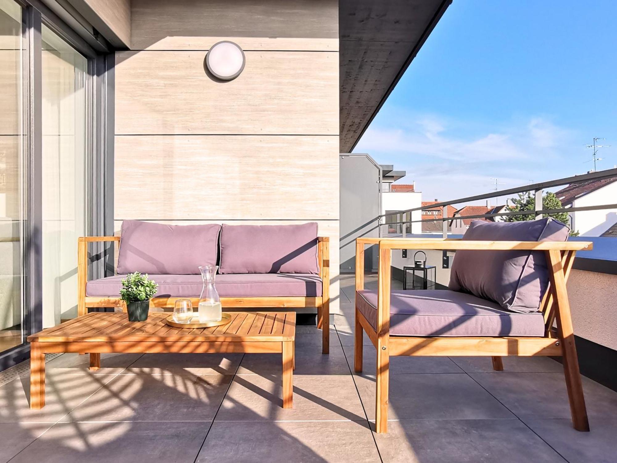 Fynbos Penthouse Deluxe, Balkon, Parkplatz Apartment Straubing Ngoại thất bức ảnh