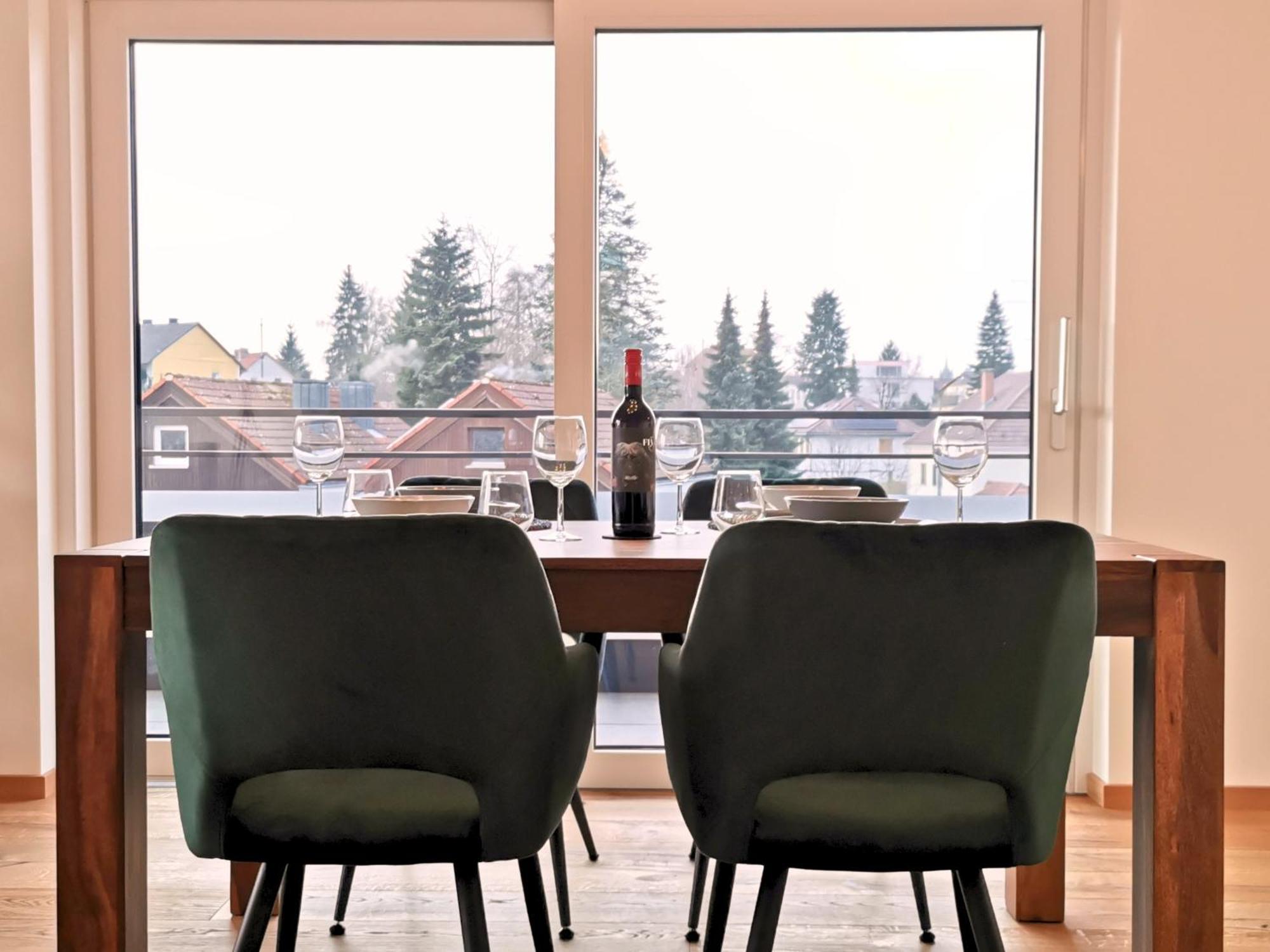 Fynbos Penthouse Deluxe, Balkon, Parkplatz Apartment Straubing Ngoại thất bức ảnh