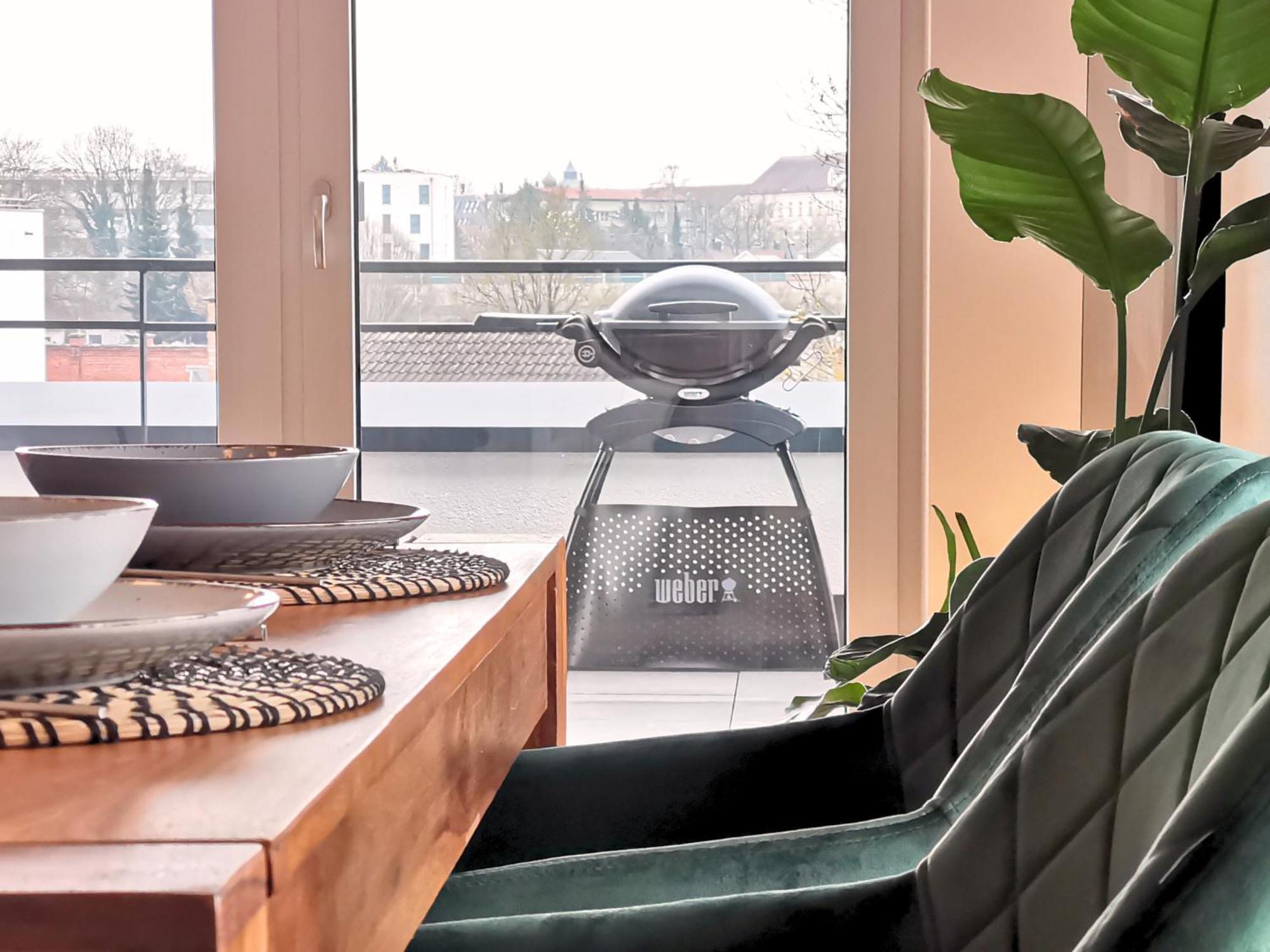 Fynbos Penthouse Deluxe, Balkon, Parkplatz Apartment Straubing Ngoại thất bức ảnh